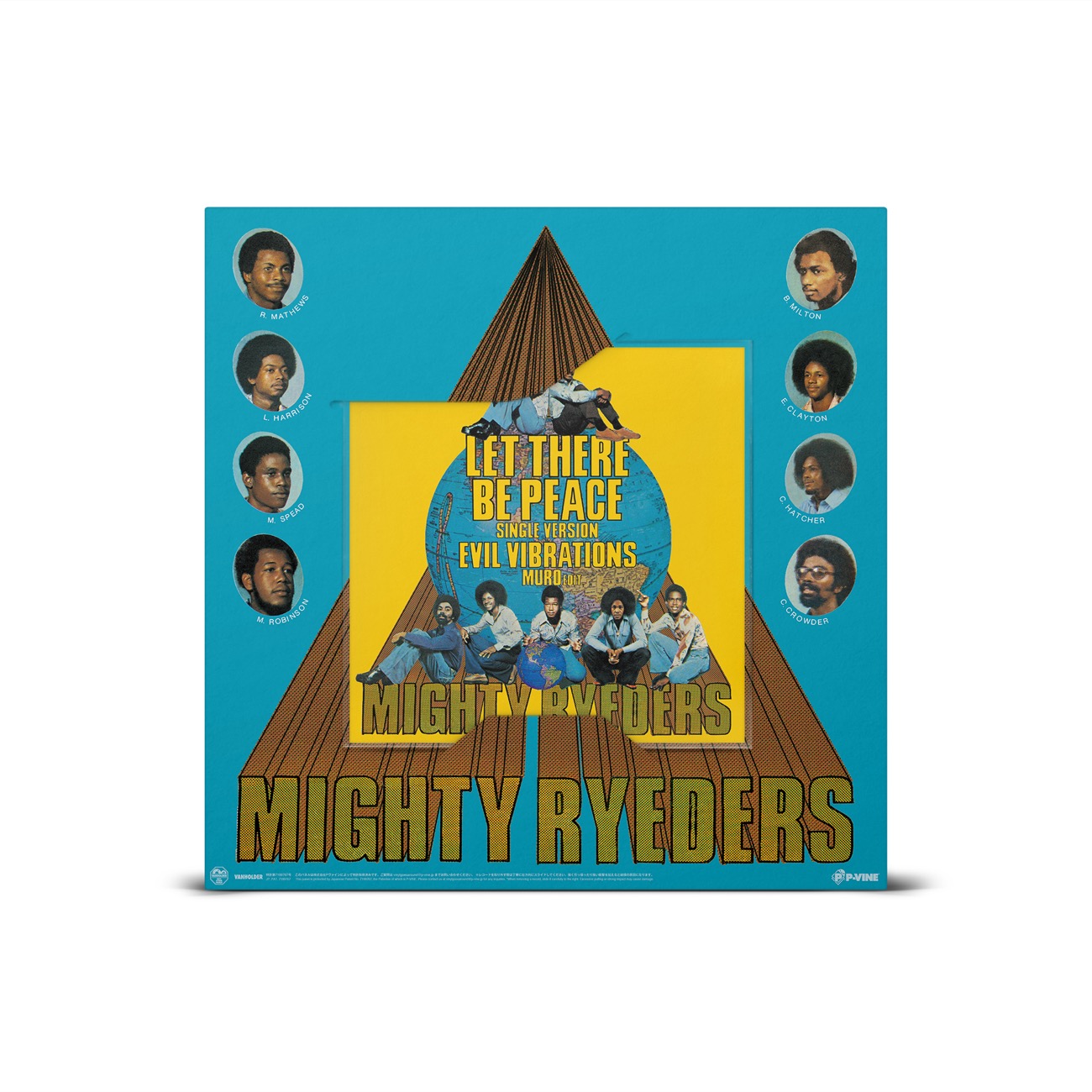 MIGHTY RYEDERS『Let There Be Peace(Single Version) / Evil Vibrations(MURO edit)』7inch